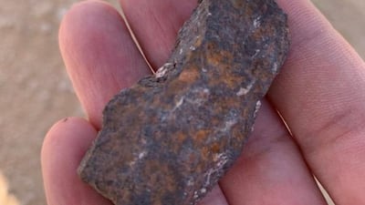 The International Astronomy Centre, in co-operation with local authorities, has been searching for the last potential meteorite that fell in the desert of Abu Dhabi last Tuesday and found several possible stones.