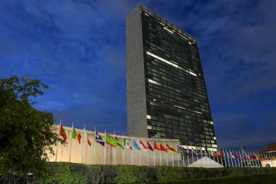The UN headquarters during the General Assembly last month. Bloomberg