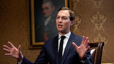 White House senior adviser Jared Kushner at the Eisenhower Executive Office Building in Washington, June 20, 2019. Reuters