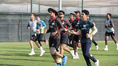 Players attend a Desert Vipers training session at Jebel Ali Shooting Club.