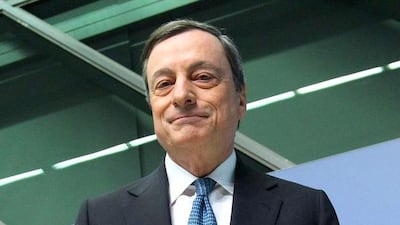 Mario Draghi, president of the European Central Bank (ECB), arrives for a press conference following a meeting of the bank's Governing Council in Frankfurt on March 10, 2016. The European Central Bank cut all three of its key interest rates and beefed up its controversial asset purchase programme in a bid to kickstart chronically low inflation in the euro area. AFP