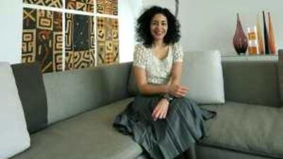 Serene el Masri dines among Renaissance paintings with some of the world's richest people.