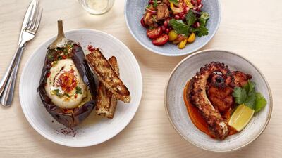 Dishes at Honey & Smoke. Photo: Patricia Niven