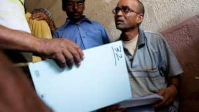 Phool Chand claims that discrepancies in his paperwork are resulting in him receiving less money than he should get after working for Otaiba al Garg for 15 years.