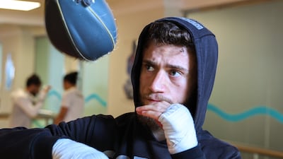 Bader Samreen during training. Victor Besa / The National