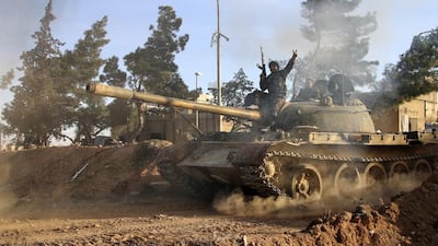 ISIL is on the back foot and suffering defeats on the battlefield. Alexander Kots /Komsomolskaya Pravda via AP