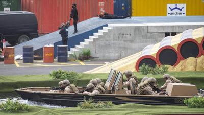 The UAE armed forces during the military show at Adnec. Donald Weber / Crown Prince Court - Abu Dhabi