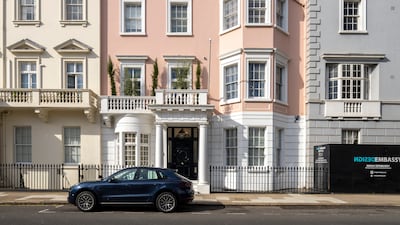 The mansion in Lyall Street, Belgravia. Photo: Beauchamps Estates
