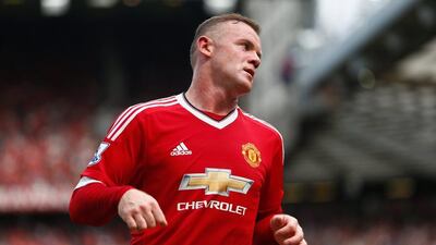 Wayne Rooney of Manchester United reacts during Saturday's 0-0 Premier League draw with Newcastle United at Old Trafford. Julian Finney / Getty Images / August 22, 2015