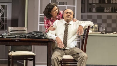 Rajit Kapur stars with Shernaz Patel in The Siddhus Of Upper Juhu. Courtesy Rage Productions