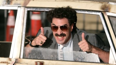 As his best-known character, Borat, Cohen often dupes his subjects into thinking he is from Kazakhstan. AP