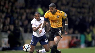 Centre midfield: Joss Labadie (Newport County). A forceful display of tackling and closing down in midfield set the tone for the League Two team as they held Tottenham. Andrew Matthews / PA