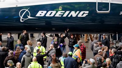 The second-quarter results reflect Boeing's higher commercial volume and lower defence margins. AP