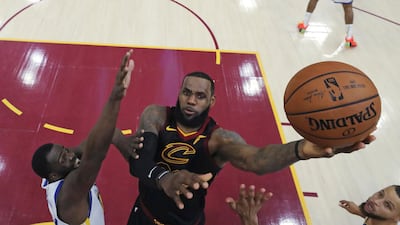 LeBron James will join the Los Angeles Lakers on a four-year, $154 million deal, his representatives, Klutch Sports Group, tweeted Sunday night. Gregory Shamus/Pool Photo