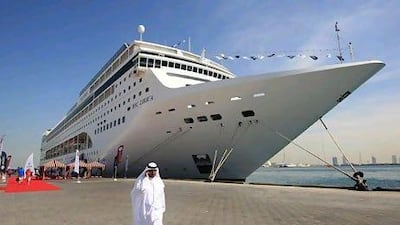 MSC Cruises will operate out of Mina Zayed using the luxury liner Lirica, above. The cruise industry ‘has been prioritised as a core pillar in Abu Dhabi’s tourism targets’. Ravindranath K / The National
