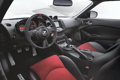 Nissan Patrol Nismo 2021 comes with a single choice of red and black on the inside. Photo: Nissan