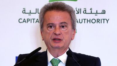 Lebanese Central Bank Governor Riad Salameh. Reuters