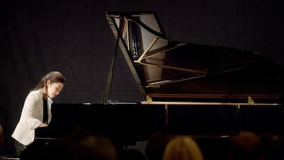 The South Korean pianist Ah Ruem Ahn performed works by Chopin, Schubert, and Haydn. Courtesy of Abu Dhabi Festival