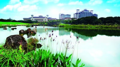 Unlike China’s northern industrial areas, Hainan enjoys blue skies year round and a relatively pollution-free environment. Courtesy Mission Hills