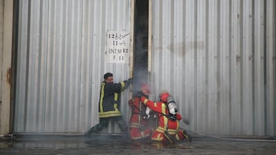 Lebanese director Caroline Labaki's short '175' tells the story of the firefighters who answered the call about the fire at Beirut port. Courtesy Big Picture Studios