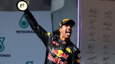 Daniel Ricciardo responded to his Monaco disappointment with victory in Malaysia. Clive Rose / Getty Images