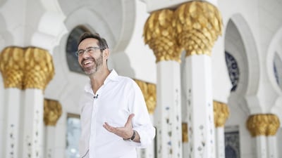 The artist who designed intricate flowers and vines that adorn Sheikh Zayed Grand Mosque spoke of how the project transformed his life. Mona Al Marzooqi / The National