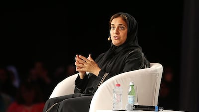 Sheikha Lubna Al Qasimi , Minister of State for Tolerance. Pawan Singh / The National