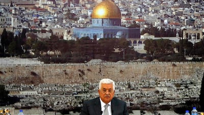 Palestinian president Mahmoud Abbas has frozen contact with Israel (AFP PHOTO / ABBAS MOMANI)