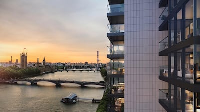River view from The Dumont in London