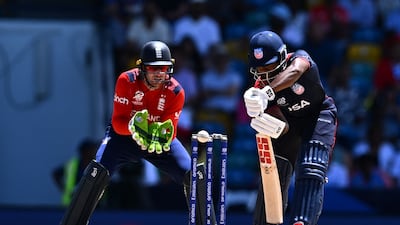 4. Aaron Jones (USA, 162 runs, 35.00 strike rate). AFP