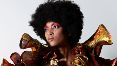 SYDNEY, AUSTRALIA - MAY 09: A model poses backstage ahead of the Romance Was Born show during Afterpay Australian Fashion Week 2022 Resort '23 Collections at Ken Done Gallery, The Rocks on May 09, 2022 in Sydney, Australia. (Photo by Brendon Thorne / Getty Images)