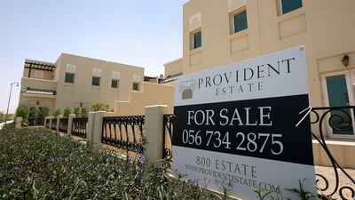 Sales numbers in Dubai have been falling steadily since the end of last year. Pawan Singh / The National