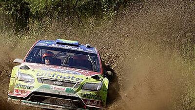 Mikko Hirvonen and his co-driver, Jarmo Lehtinen, suffered mechanical problems.