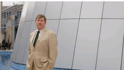 Down to the power sockets: Dr Tom Cochran, the new provost of Zayed University. Jeffrey E Biteng / The National