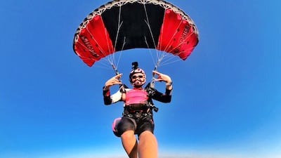 The Skydive Dubai instructor completed her 10,000th jump in December