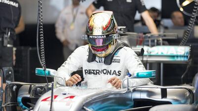 Hamilton, meanwhile, has already saealed the F1 title but wants to keep the momentum going. Christopher Pike / The National