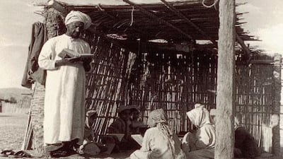 In informal education circles, known as Mutawwa, elders of the village helped children memorise the Holy Quran and the Prophet´s Hadeeth (sayings), and taught writing and calligraphy, Islamic rituals and duties. Courtesy Ministry of Education