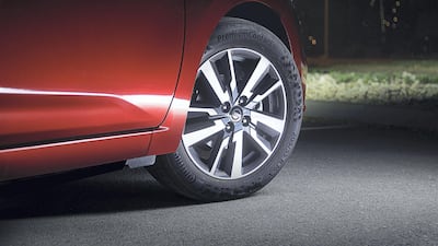 The Sunny has 15-inch wheels.