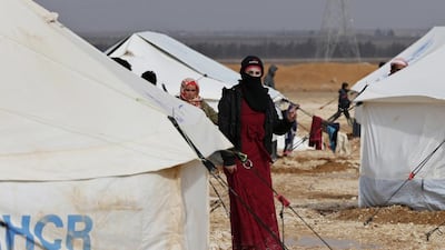 A Syrian refugee at Al Zaatari refugee camp in Jordan. Muhammad Hamed / Reuters