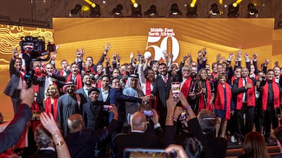 The first Middle East and North Africa’s 50 Best Restaurants Awards were held at Conrad Abu Dhabi Etihad Towers. All photos: Victor Besa / The National
