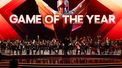 The Game Awards Orchestra plays at the award ceremony in California. EPA