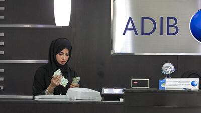 ADIB on Wednesday posted a 10.5 per cent increase in second-quarter net profit to Dh502.6m. Mona Al-Marzooqi / The National
