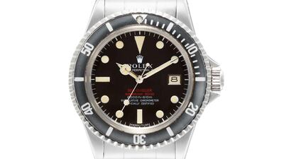 A Rolex Paul Newman Daytona, at Sotheby's.