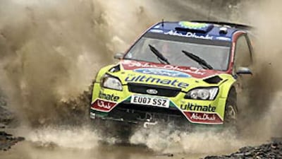 The Finn Mikko Hirvonen struggled to be in contention as the BP-Ford Abu Dhabi team look set to relinquish their manufacturers crown.