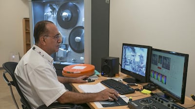 Afif Amine, a senior editor at the archiving department.