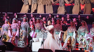 The concert at Al Fayhaa Sports Hall in the Syrian capital