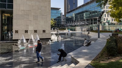 The Dubai International Financial Centre is among the cornerstones of Dubai's growth ambitions and is aligned with the Dubai Economic Agenda. Antonie Robertson / The National