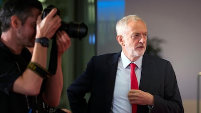 The Israeli Labour party had suspended its ties with Mr Corbyn earlier this year over the UK leader's "hostility" to the Jewish community. Jane Barlow/PA via AP