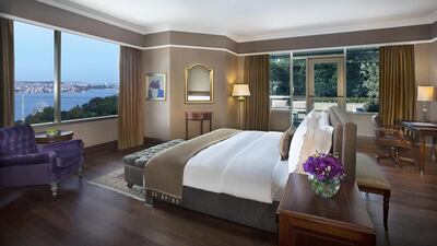 The presidential suite at The Ritz-Carlton, Istanbul. Courtesy The Ritz-Carlton