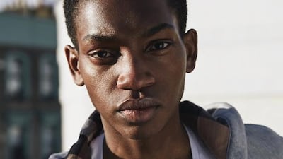 Carvell Conduah photographed by Brooklyn Beckham for the live Burberry Brit fragrances campaign shoot on Instagram. Courtesy of Burberry